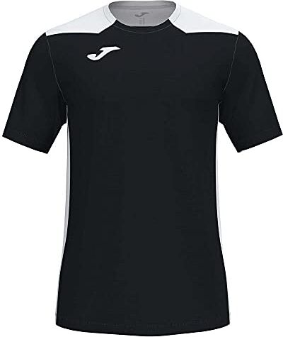 Joma 101822.102.2XS T-Shirt Manica Corta Championship VI Nero Bianco