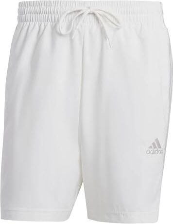 Adidas Aeroready Essentials Chelsea 3-stripes Shorts Pantaloncini, Off White, M Uomo