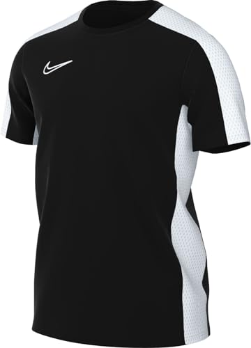 Nike M Nk DF Acd23 SS, Short-Sleeve Soccer Top Uomo, Black/White/White