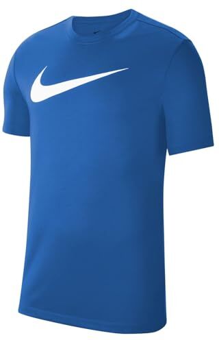 Nike Dri-Fit Park Maglietta, Blu Royal/Bianco, XL Uomo