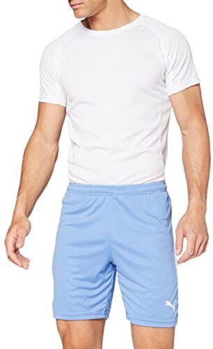 Puma Liga Shorts , Pantaloncini Da Calcio Uomo, Blu (Silver Lake Blue/White), XL