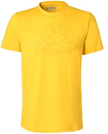 Kappa Cremy Tee, Maglietta Uomo, Giallo, 3XL