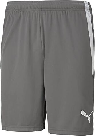 Puma teamLIGA Shorts, Pantalone Corto Men's, Pearl Wh, L