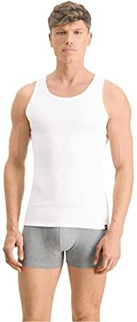 Puma Vest, Tee-Shirt Uomo, Bianco, S