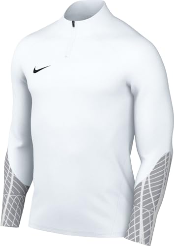 Nike Uomo Maglia A Maniche Lunghe M Nk DF Strk23 Top SS, Bianco/Grigio Lupo/Bianco/Nero, , L