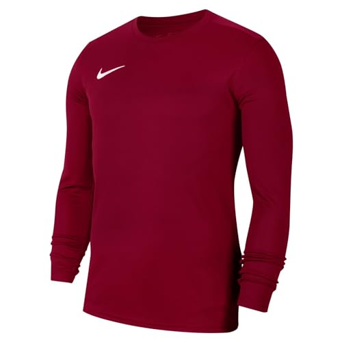 Nike M Nk Dry Park VII JSY LS, T-Shirt A Manica Lunga Uomo, Team Red/White, L