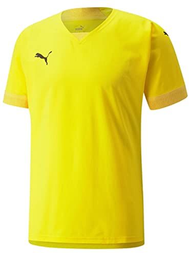 Puma Teamfinal, Maglia da Calcio Uomo, Cyber Giallo-Fresia, 3XS