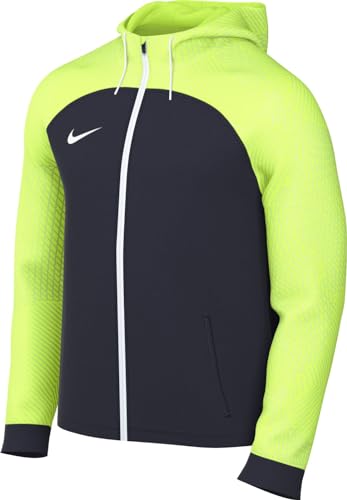 Nike M NK DF STRK23 HD TRK JKT K Giacca Uomo OBSIDIAN/VOLT/BARELY VOLT/WHITE L