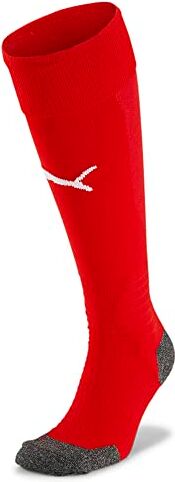 Puma Team Liga, Calzettoni Calcio Uomo, Red/White, 1