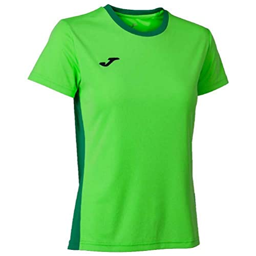 Joma Maglietta a Maniche Corte Winner II-Donna, Verde Fluo, M