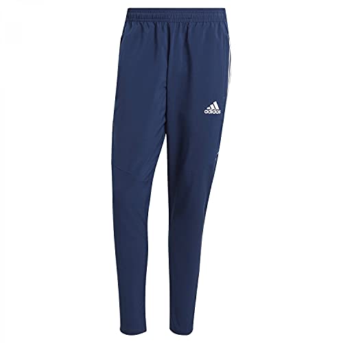 Adidas Condivo 21 PRIMEBLUE, Pantaloni della Tuta da Rappresentanza Uomo, Squadra Blu Navy/Bianco, M