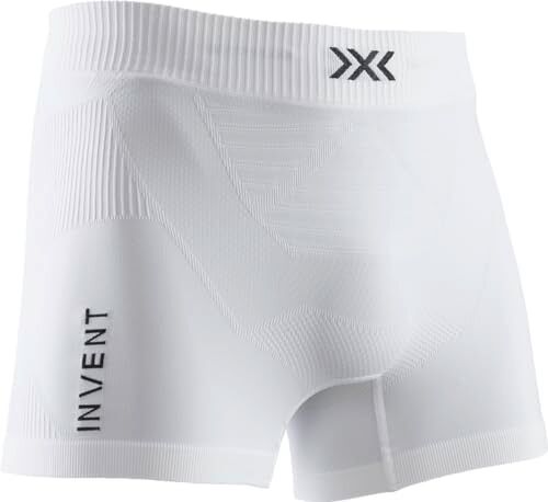 X-Bionic Invent Light Boxer Shorts Men, Uomo, Arctic White/Opal Black, S