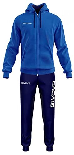 GIVOVA TUTA KING FELPA AZZURRO/BLU Tg. 4XL