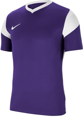 Nike Park Derby III, Maglietta a Manica Corta Uomo, Viola (Corte Viola/Bianco), S