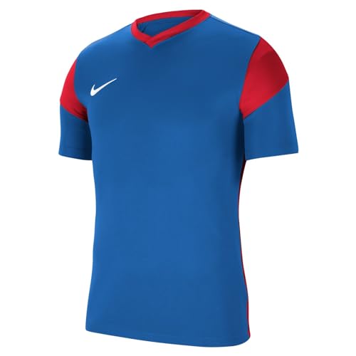Nike Park Derby III, Maglietta a Manica Corta Uomo, Blu (Royal Blue/University Red/White), S