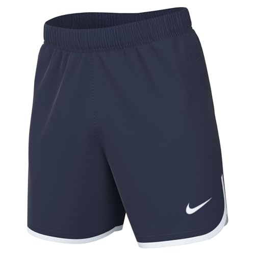 Nike M Nk DF Lsr V Short W Pantaloni, Blu Mezzanotte Navy/Bianco, XXL Uomo