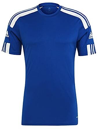 Adidas Squadra 21 Short Sleeve Jersey T-shirt, Team Royal Blue/White, XS Uomo