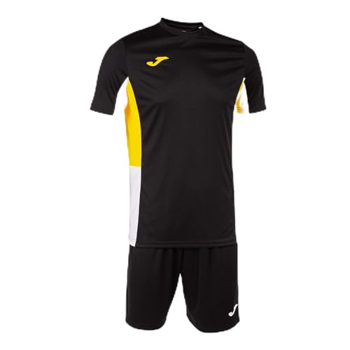 Joma Set uomo Danubio II nero giallo bianco