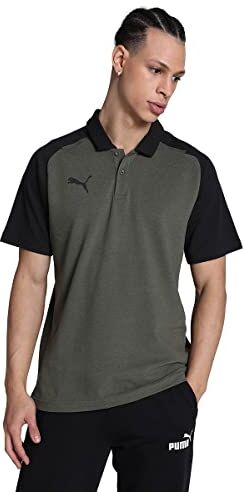 Puma Teamcup Casuals Polo, Uomo, Verde Muschio, XXL