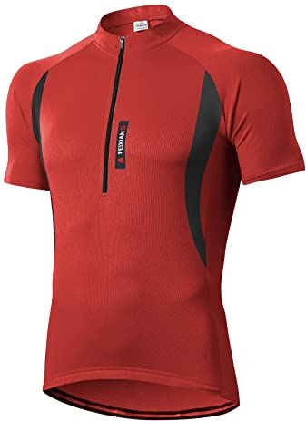 MEETWEE Magliette Ciclismo Uomo, Maglia Ciclismo Maniche Corte Abbigliamento Mountain Bike Maglia