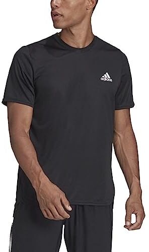 Adidas AEROREADY Designed for Movement Short Sleeve T-Shirt, Uomo, Black, M