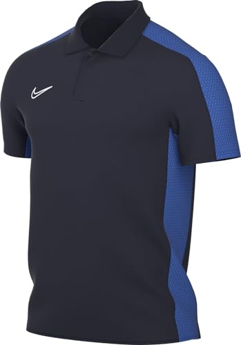 Nike M NK DF ACD23 Polo SS, Uomo, Obsidian/Royal Blue/White, XS