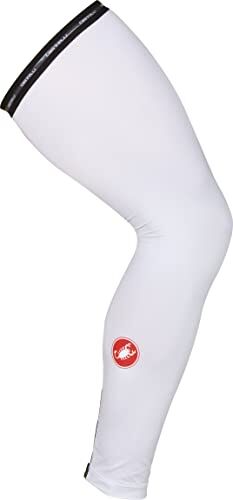 CASTELLI -001 UPF 50 + LIGHT LEG SLEEVES WHITE Scaldamuscoli M