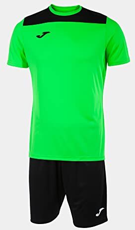 Joma Set uomo Phoenix II verde fluorescente nero