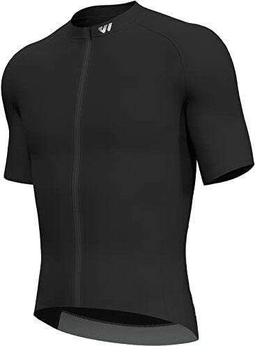 Lo.gas Maglie da Ciclismo Uomo Maglia da Mountain Bike con Tasca Traspirante Tech Stretch Zipper Quick Dry