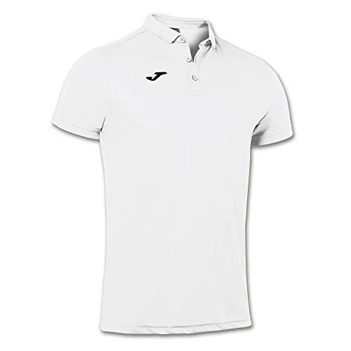 Joma Hobby, Maglietta a Maniche Corte Polo Uomo, Bianco (200), XS