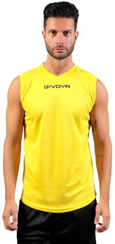 GIVOVA Shirt Smanicato One Giallo Fluo