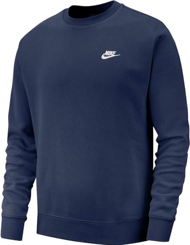 Nike M NSW Club CRW BB, Maglia Manica Lunga Uomo, Blu, XL