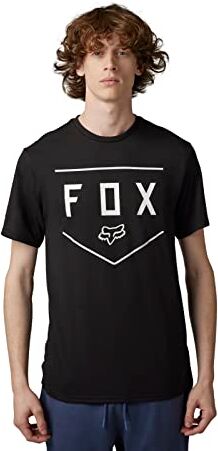 Fox , Tee Tech Shield Manica Corta Uomo, Nero, M