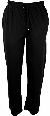 BE BOARD 1 Pezzo Pantalone, Pantalone Lungo Sportivo, Uomo 910 Cotone Leggero Disponibile Anche in Taglie Calibrate Nero Taglia 4XL