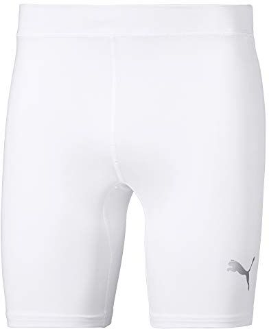 Puma Liga Baselayer Short Tight, Pantaloncini Uomo, Bianco (White), M