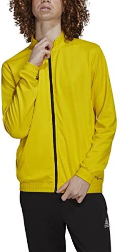 Adidas Entrada 22 Track Top Giacca, Team Yellow/Black, L Tall Uomo