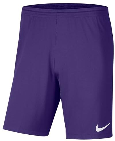 Nike Dri-Fit Park 3 Pantaloncini Uomo Court Purple/White Taglia L