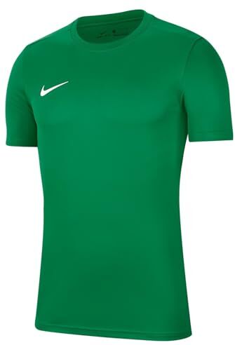 Nike M Nk Dry Park VII JSY SS, Maglietta a Maniche Corte Uomo, Pine Green/White, L