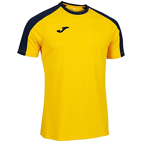 Joma Maglietta Manica Corta Eco Championship, Giallo Marino, 6XS Uomo