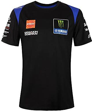 VR46 T-Shirt Replica Yamaha Monster Team,Uomo,XXXL,Nero