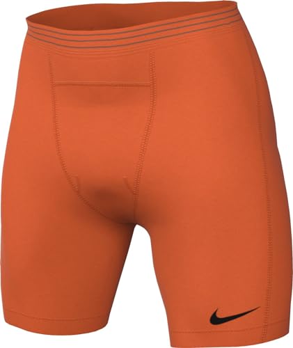 Nike M Nk DF Strike NP-Pantaloncini Pantaloni, Arancione/Nero, L Uomo