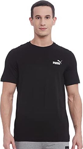 Puma PUMHB # Ess Small Logo Tee Maglietta, Uomo,  Black, S