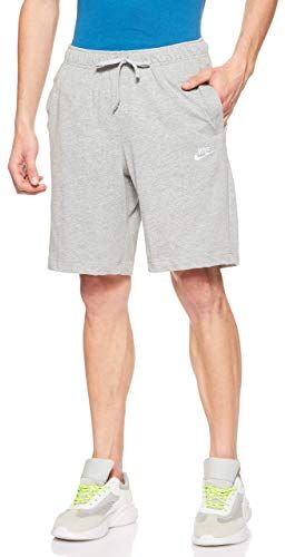 Nike M NSW Club Short JSY, Pantaloncini Sportivi Uomo, Dk Grey Heather/(White), 2XL-T