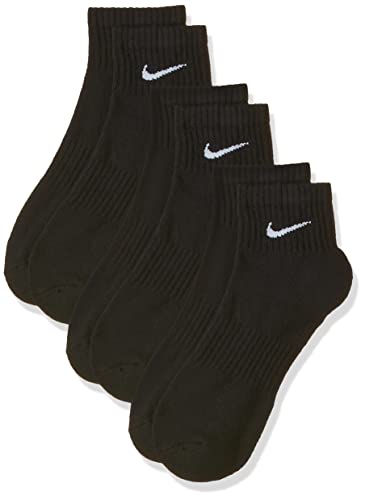 Nike Everyday Cushioned Calzini, Nero (Black/White), S Uomo