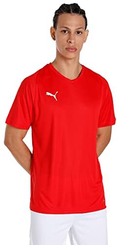 Puma Liga Jersey Core, Maglietta da Calcio Uomo, Rosso Red White, XXL