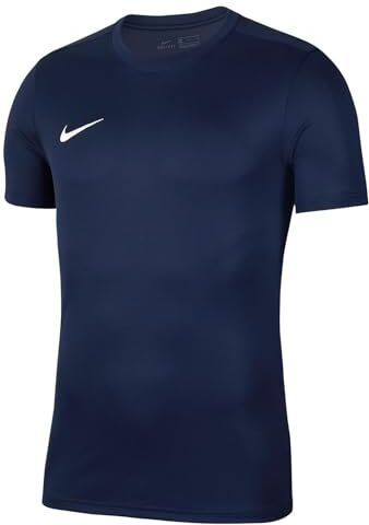 Nike M Nk Dry Park VII JSY SS, Maglietta a Maniche Corte Uomo, Blu (Midnight Navy/White), XL