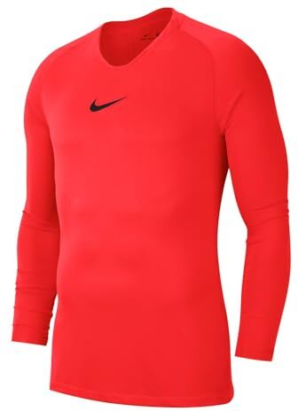 Nike Park, Maglia Manica Lunga Uomo, Cremisi Brillante/Nero, S