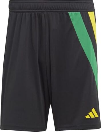 Adidas Uomo Shorts (1/4) Fortore23 SHO, Black/Team Colleg Red/Team Yellow/Team Green, , S