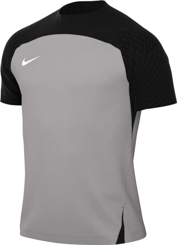 Nike Mens Short-Sleeve Soccer Jersey M Nk DF Strke III JSY SS, Pewter Grey/Black/Black/White, , 2XL