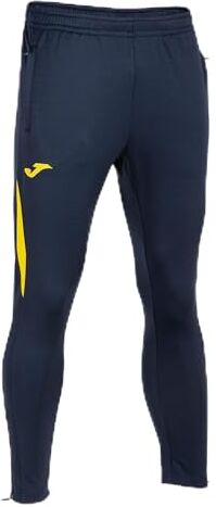 Joma Pantalone Lungo Uomo Championship VII Blu Navy Giallo